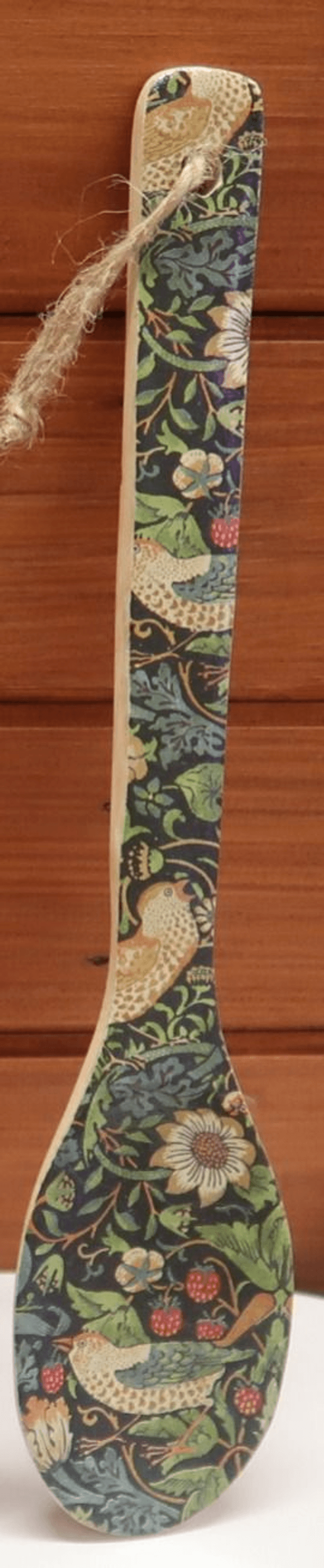 Decoupage Decorative Bamboo Spoons