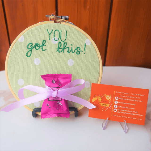 Chocolate Sentiment Hoop