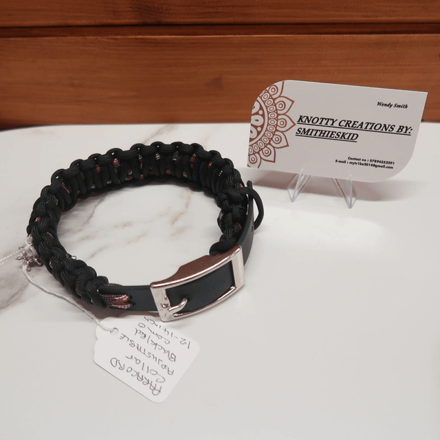 Paracord & Biothane Adjustable Dog Collar