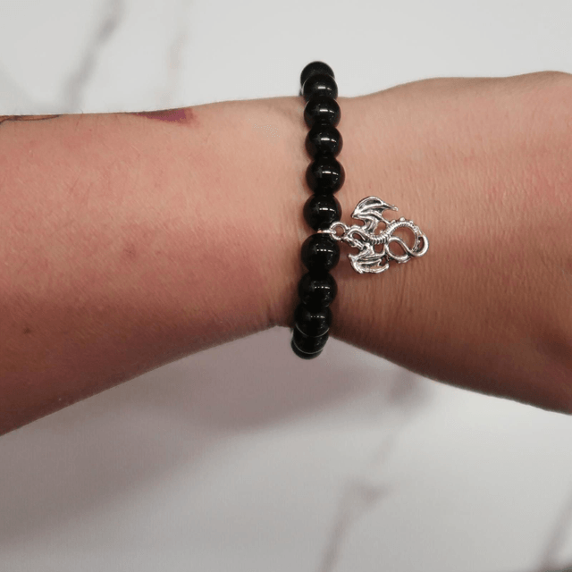 Book Themed Beaded Bracelet