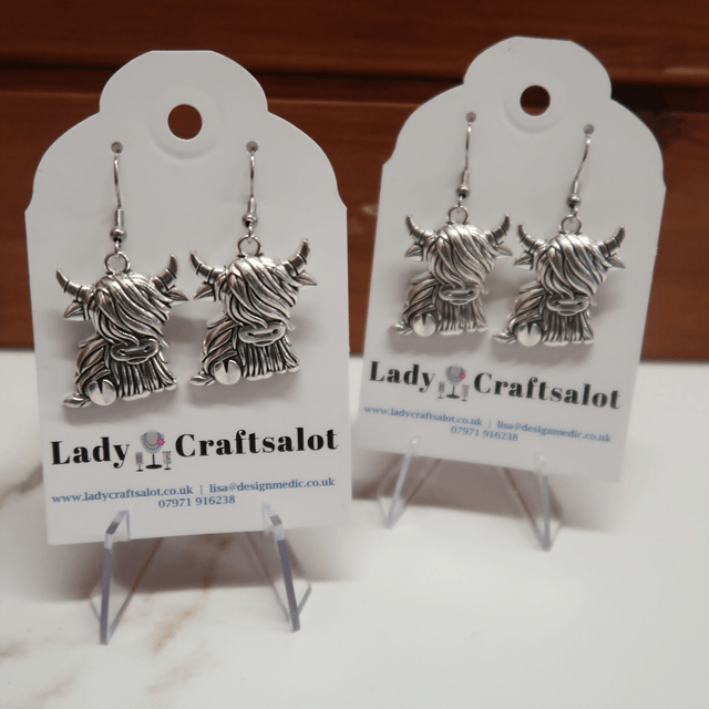 Highland Cow Earrings