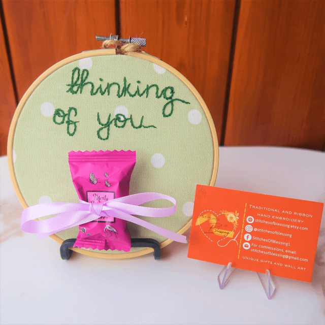 Chocolate Sentiment Hoop