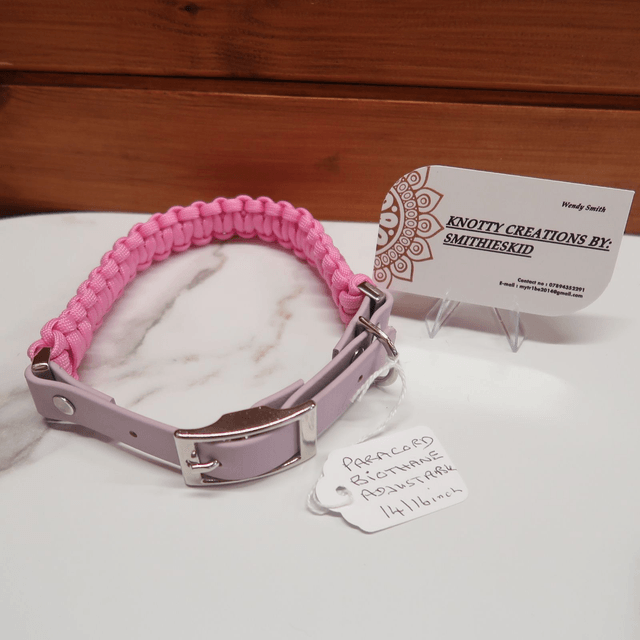 Paracord & Biothane Adjustable Dog Collar