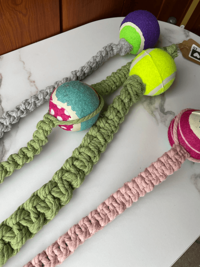 Macrame Dog Toy