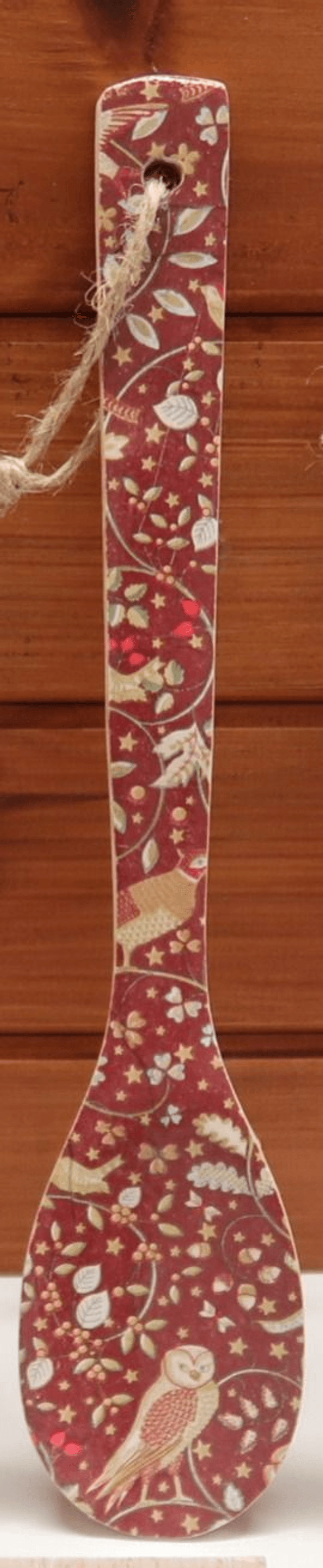 Decoupage Decorative Bamboo Spoons