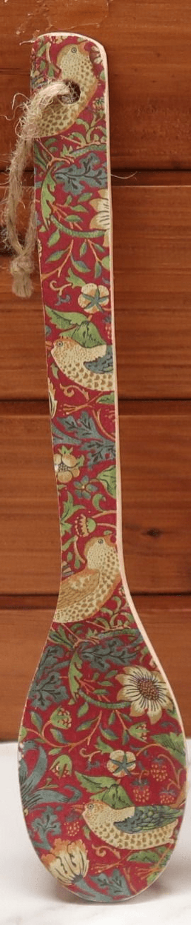 Decoupage Decorative Bamboo Spoons