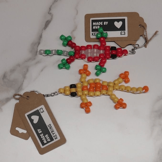 Beaded Lizard keyring