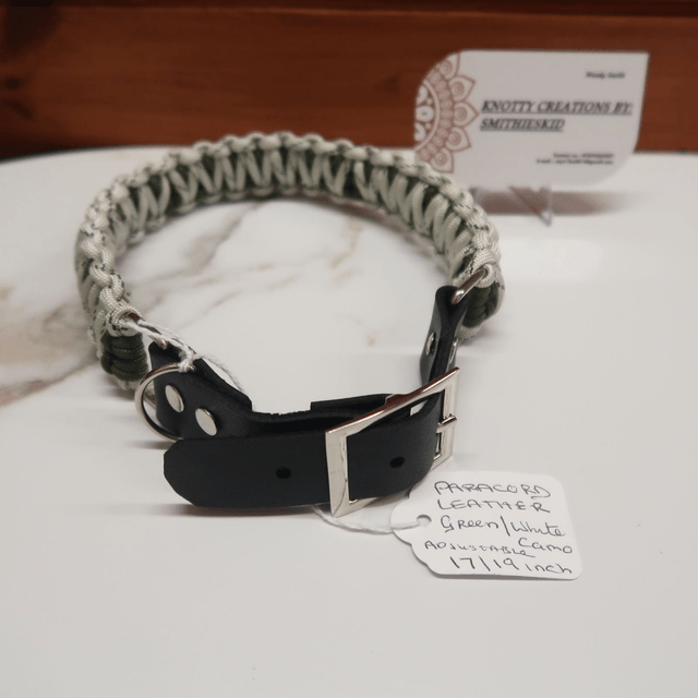Leather Adjustable Dog Collar