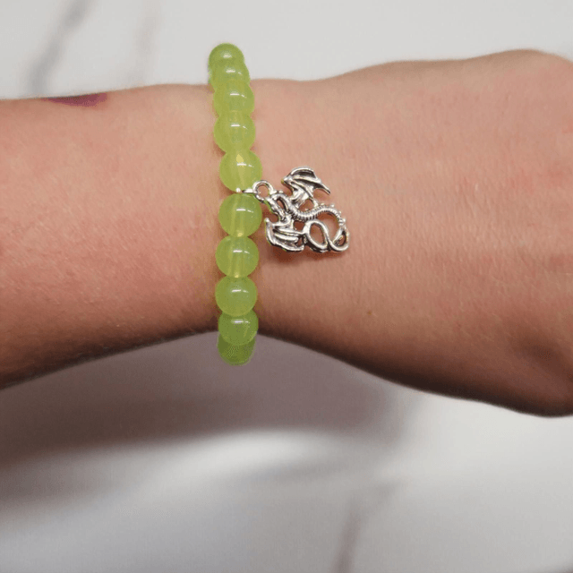 Book Themed Beaded Bracelet