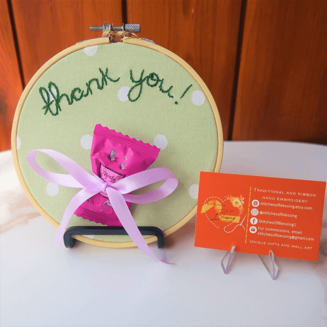 Chocolate Sentiment Hoop
