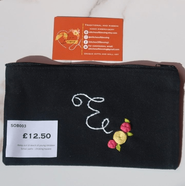 Initial Canvas Bag