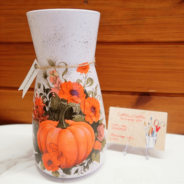 Decoupage Vase