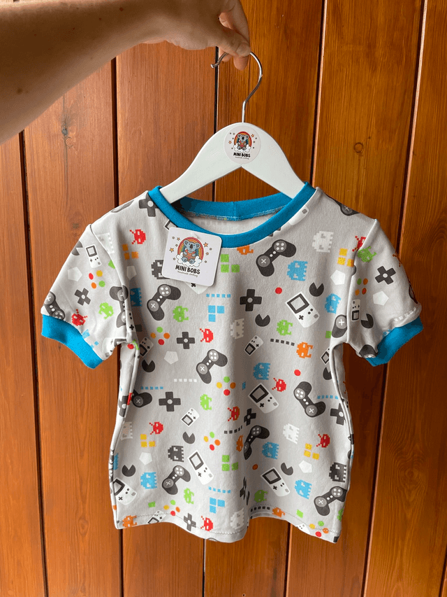 Grey Gamer T-Shirt Age 5