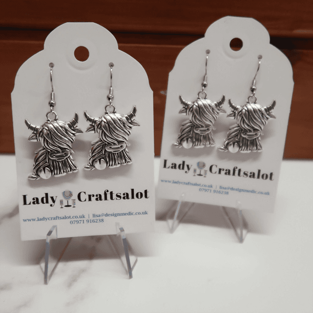 Highland Cow Earrings