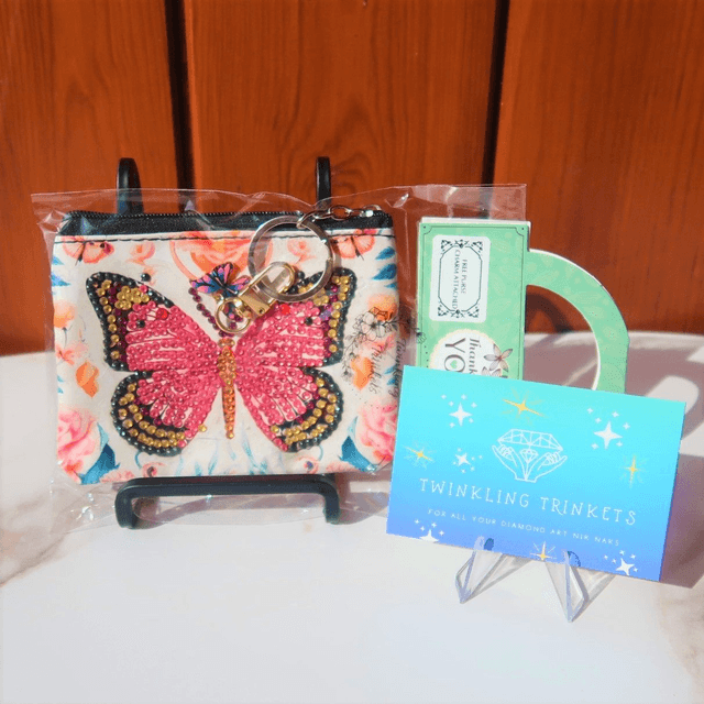 Butterfly Coin Purse with Charm