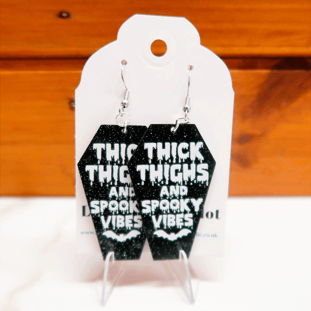 Thick Thighs &amp; Spooky Vibes Earrings
