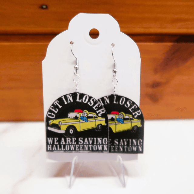 We&#039;re Saving Halloween Town Earrings